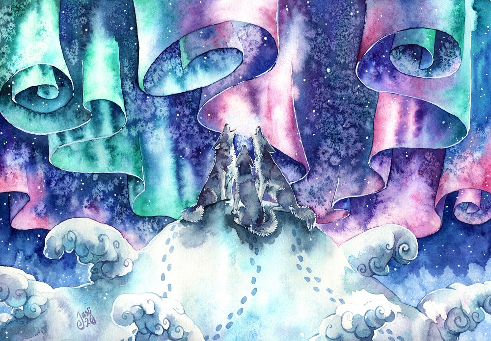 Print - The Dance of a Northern Night